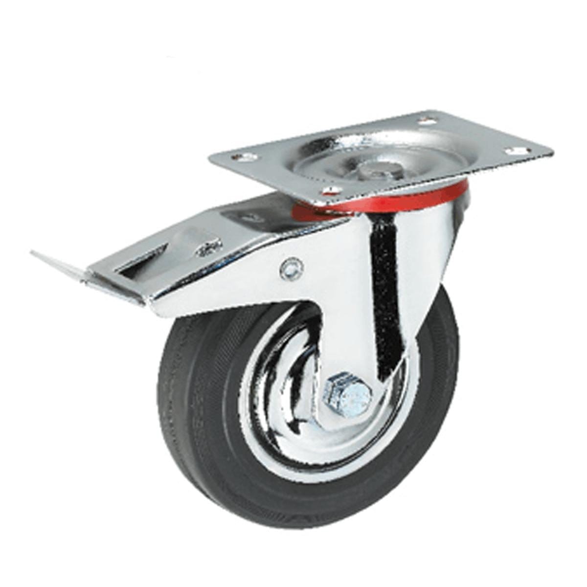 BOSSMAN Swivel Castor Wheel with Brake BB100