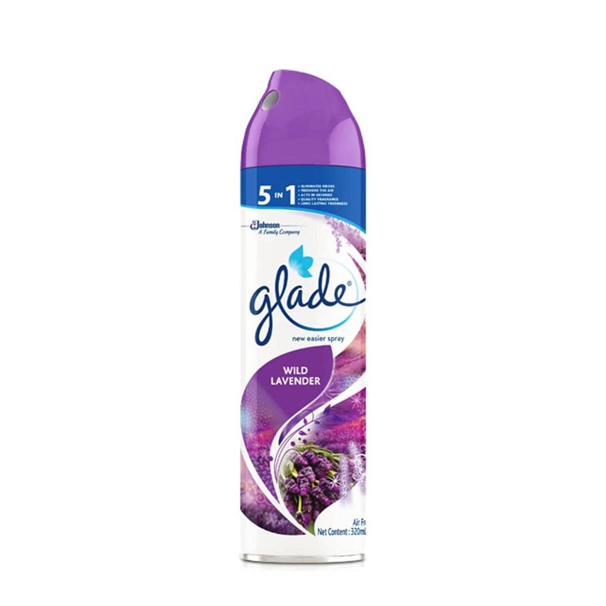 Glade Aerosol Wild Lavender Air Freshener 320ml