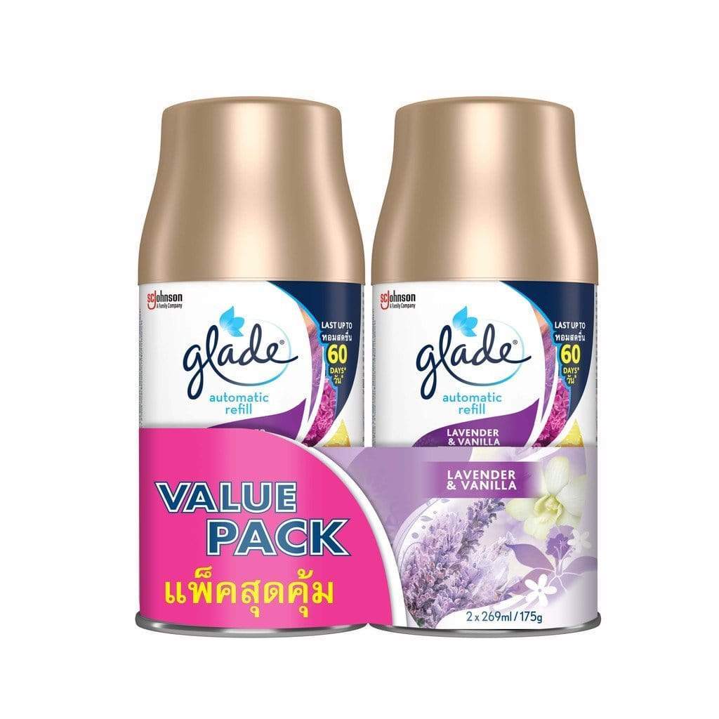 Glade Automatic Spray Twin Pack Lavender & Vanilla Refill 175g
