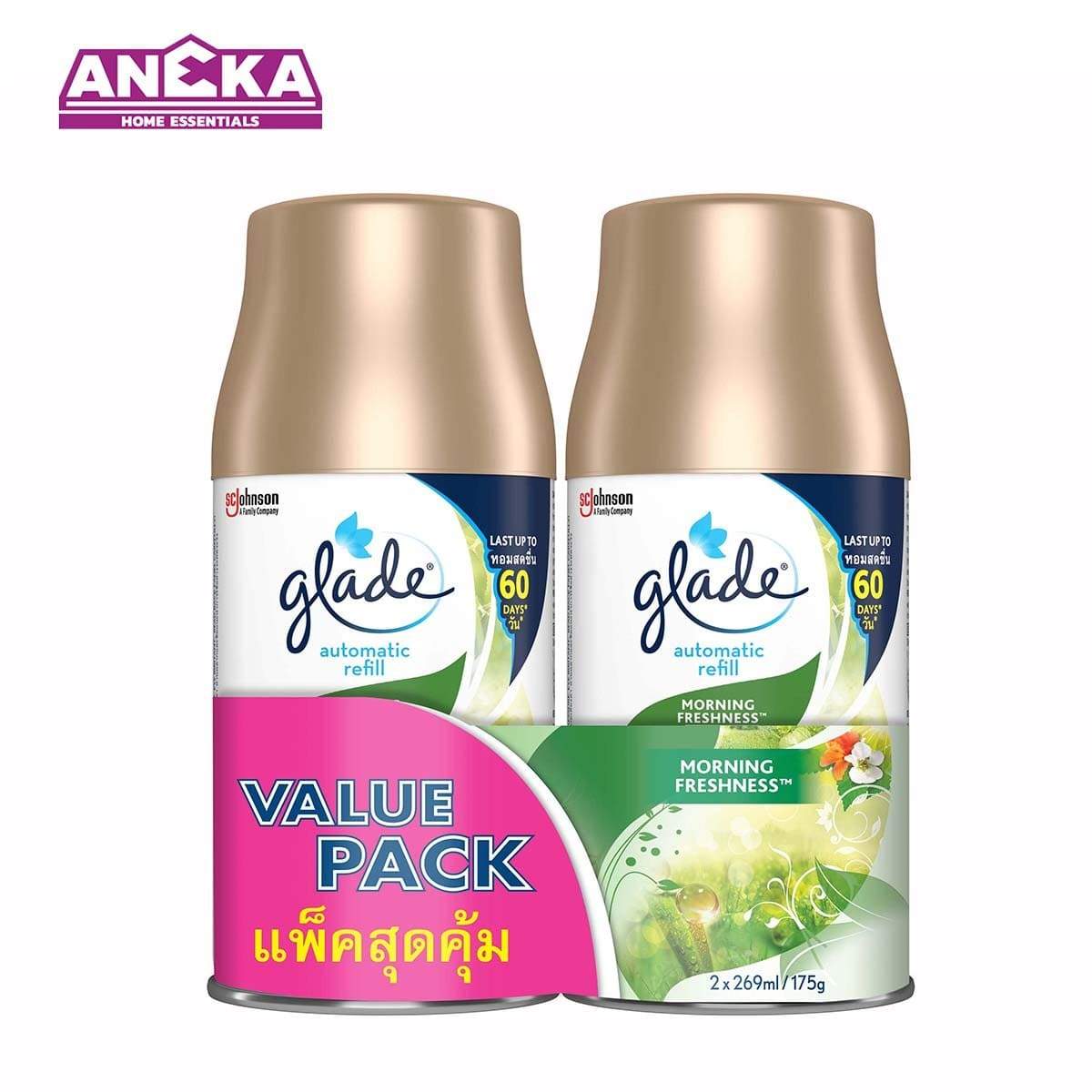 Glade Automatic Spray Twin Pack Morning Freshness Refill 175g