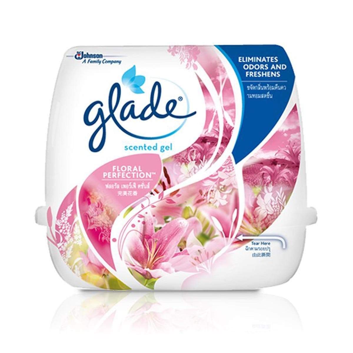 Glade Scented Gel Floral Perfection Air Freshener 180g