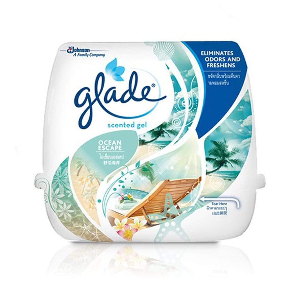 Glade Scented Gel Ocean Escape Air Freshener 180g