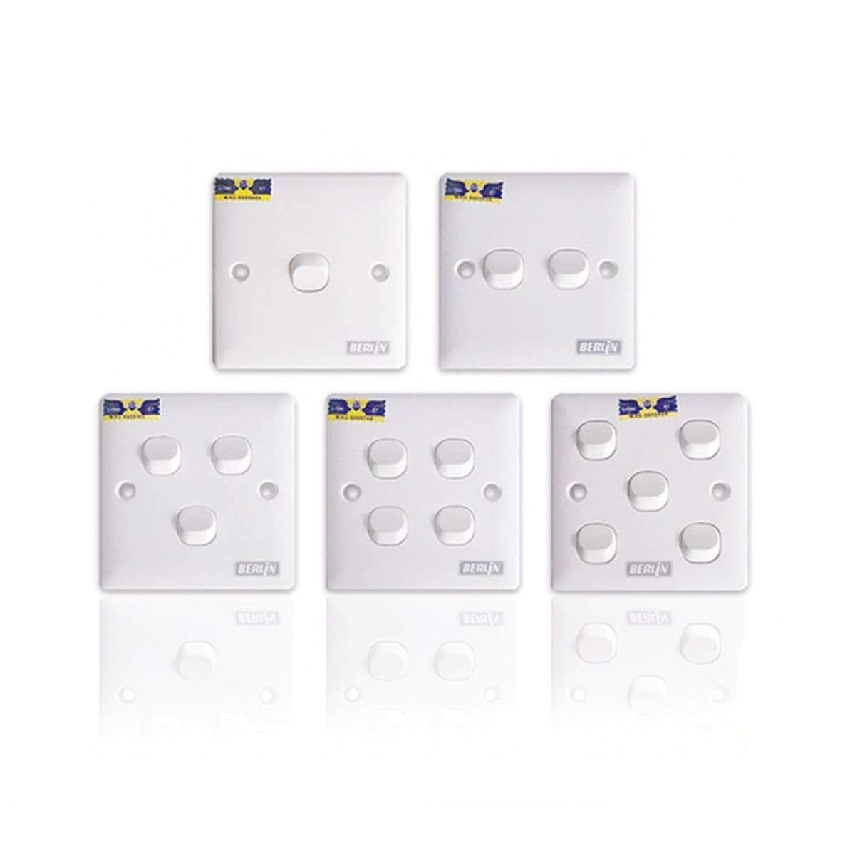 LEMAX 5 Gang 1 Way Switch S805-1