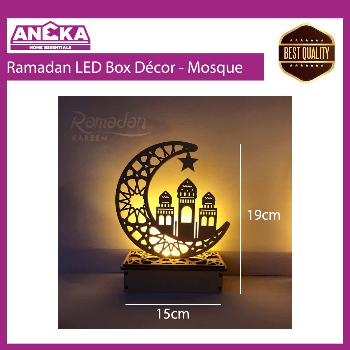 Ramadan LED Box DÃ©cor - Mosque