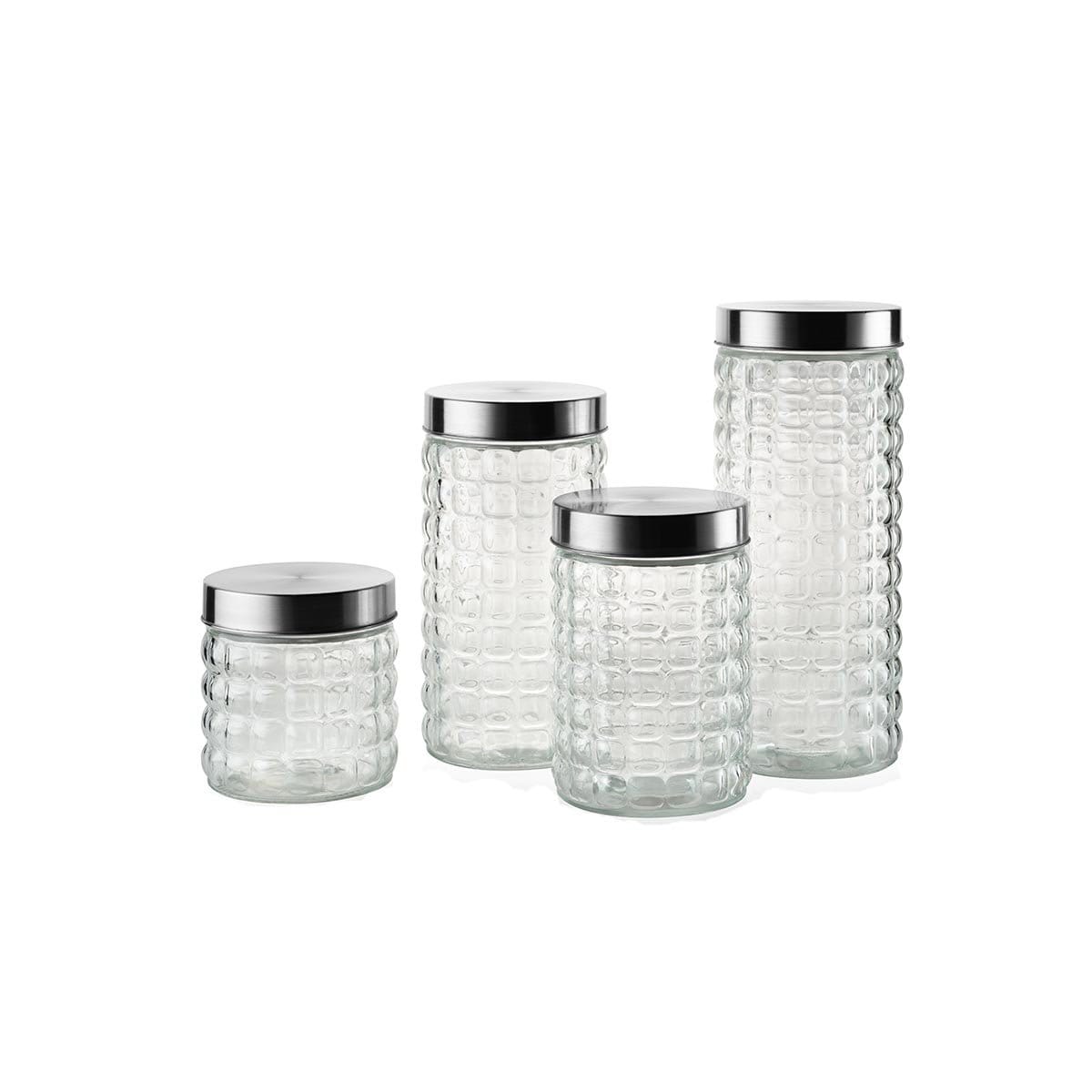 Top Point Glass Canister Set (4pc)