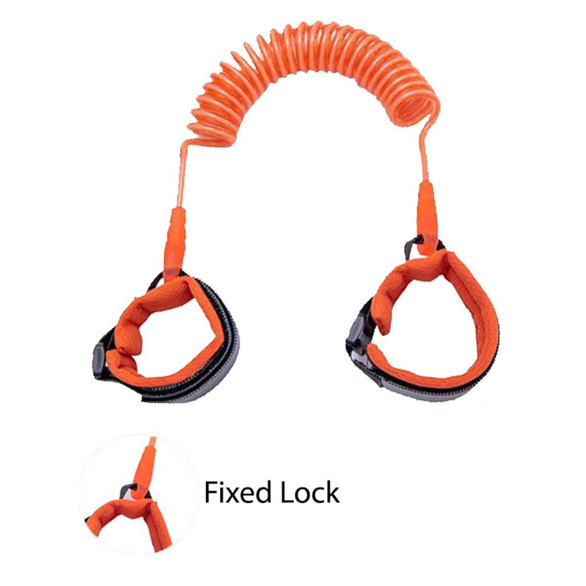 1.5m Anti Lost Rope Children Fixed Lock - Orange