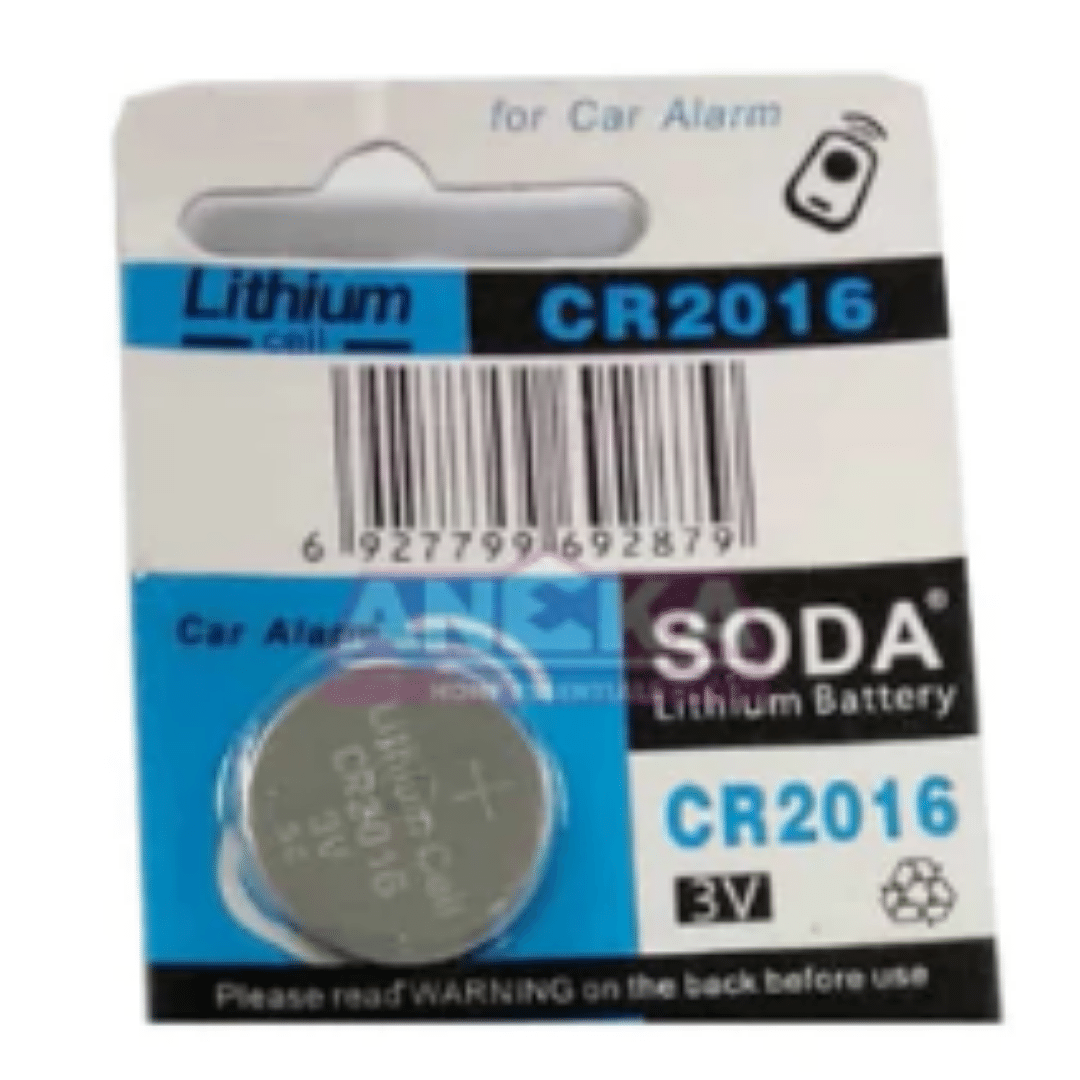 CR2016 - 1PCS SODA LITHIUM BATTERY 3V