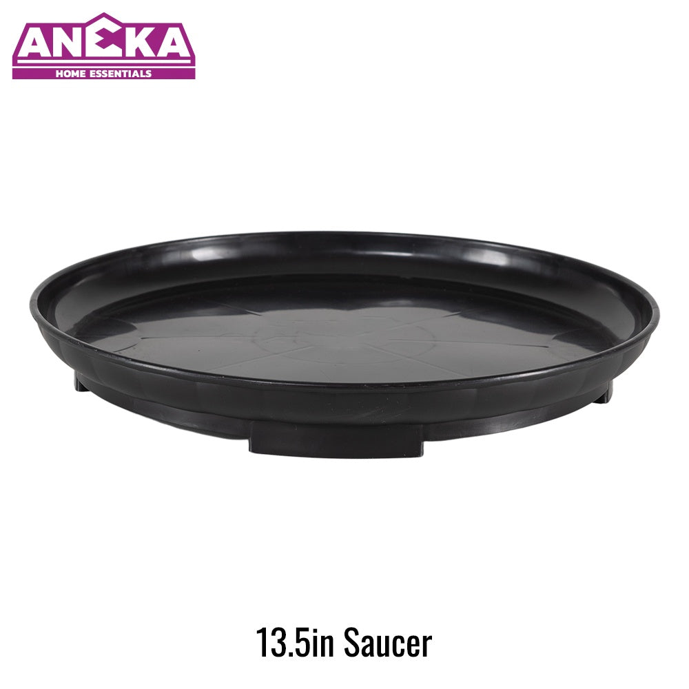 13.5 Inch Black Saucer D348xH42mm BT2809B