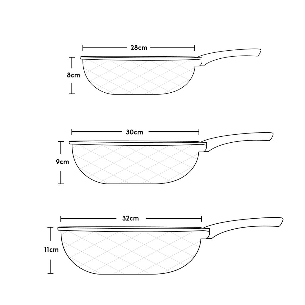 38 CM NON STICK MARBLE WORK, MADE IN KOREA,韓國不粘炒鍋