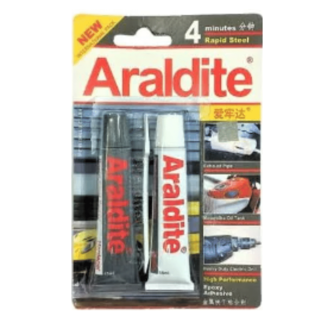 "ARALDITE" 2 x 15ml 4min High-Performance Epoxy Adhesive (Rapid Steel)
