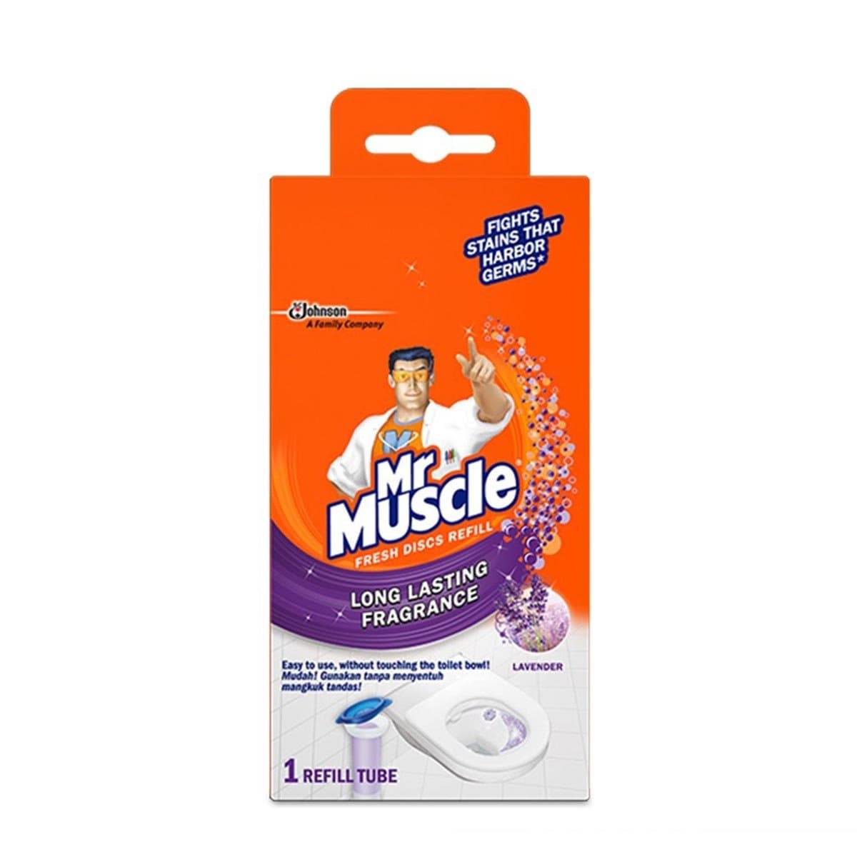 695274 Mr Muscle Refill Lavender 6s 38g