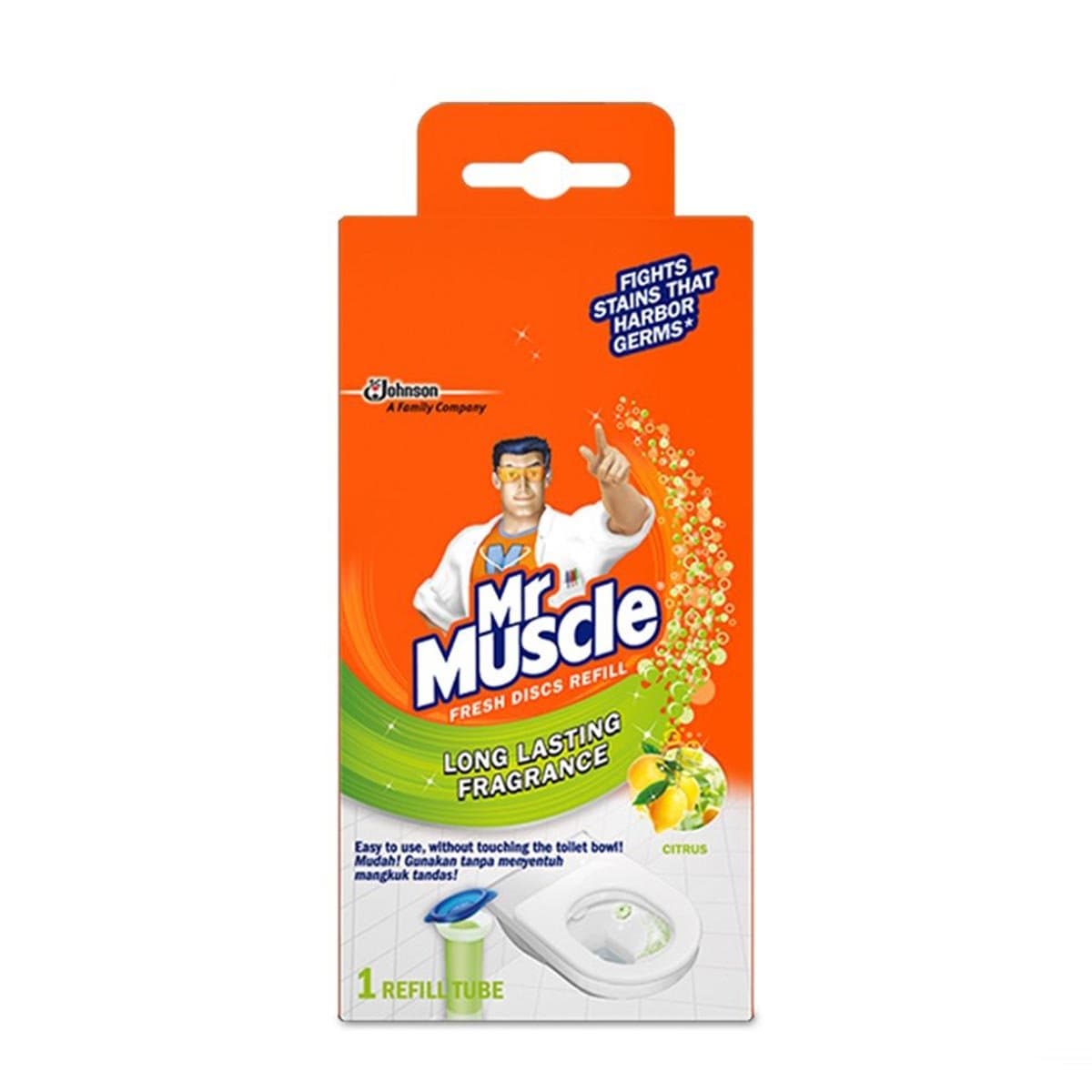 695275 Mr Muscle Refill Citrus 6s 38g
