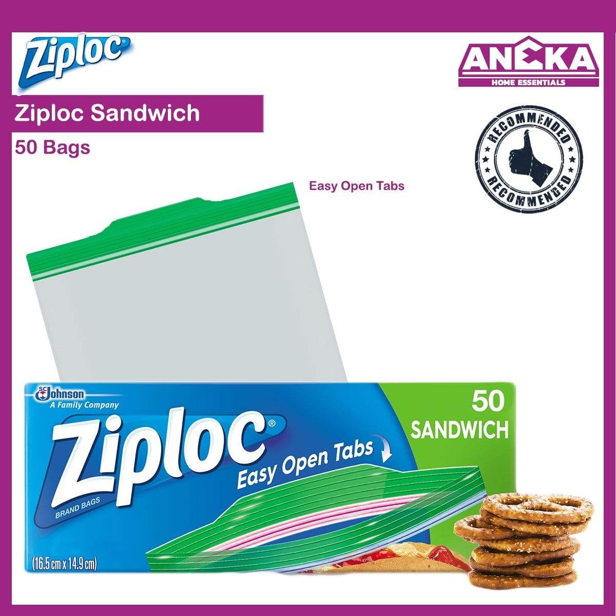 Ziploc®, Snack Bags, Ziploc® brand