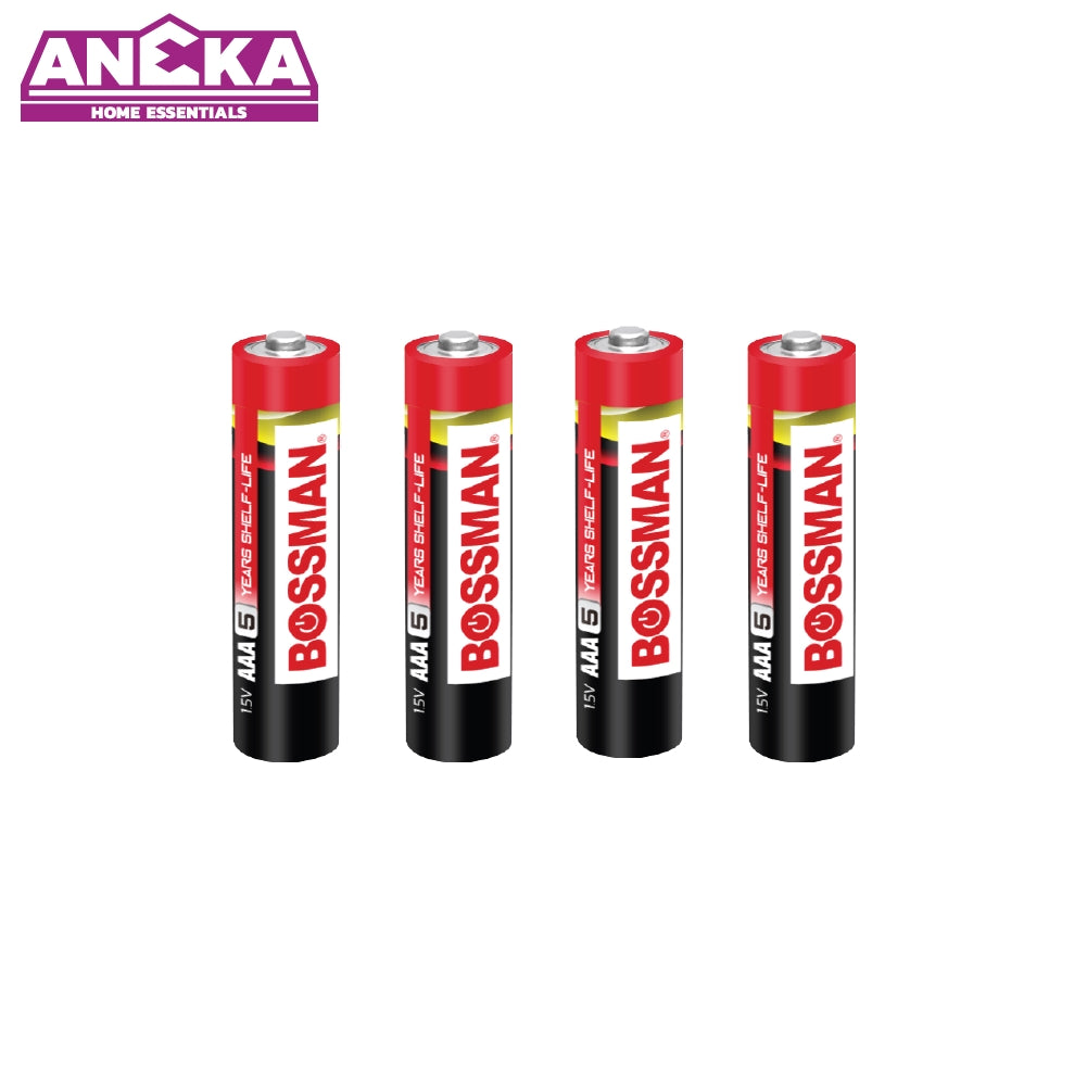 BOSSMAN Super-Heavy Duty Battery AAA x 12pcs/pack