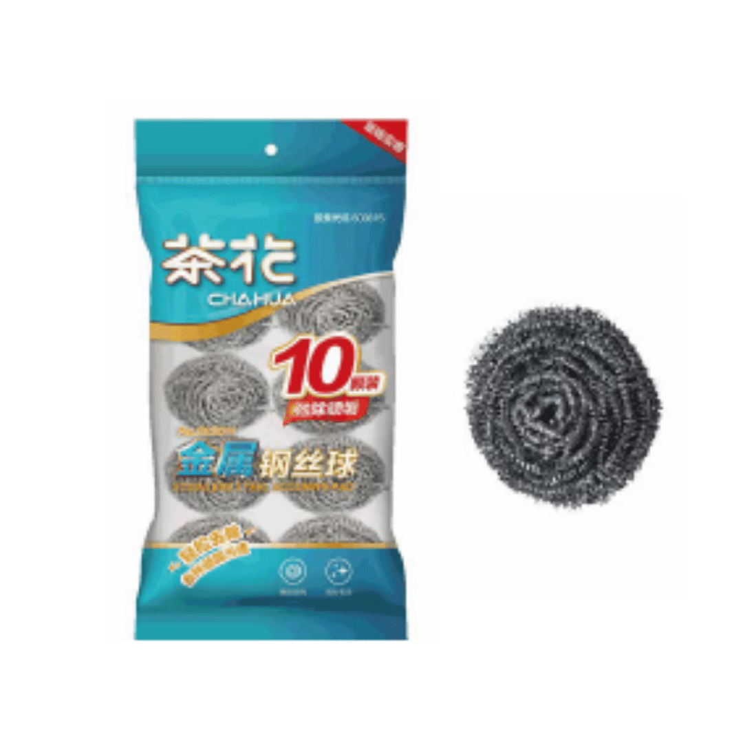 Stainless Steel Scouring Pad (10pcs/pkt)