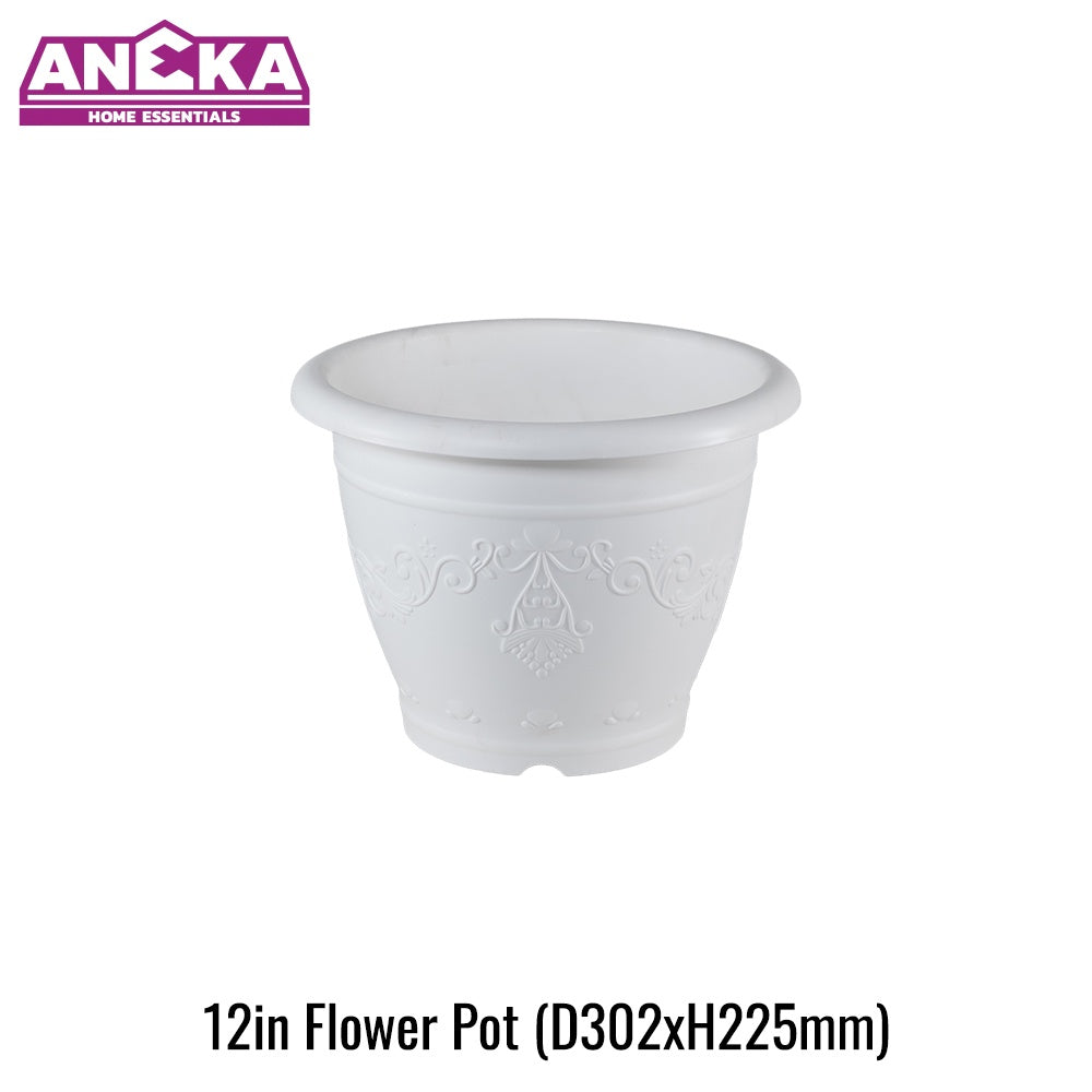 12 Inch Flower Pot D302xH225mm BT7303A