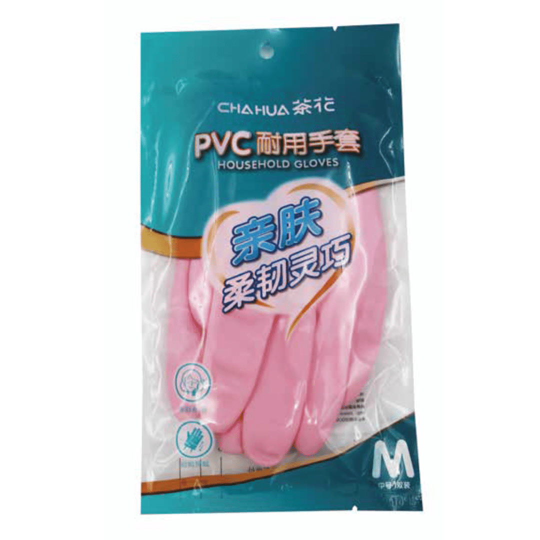 Household Gloves C78012 (Blue/Pink)