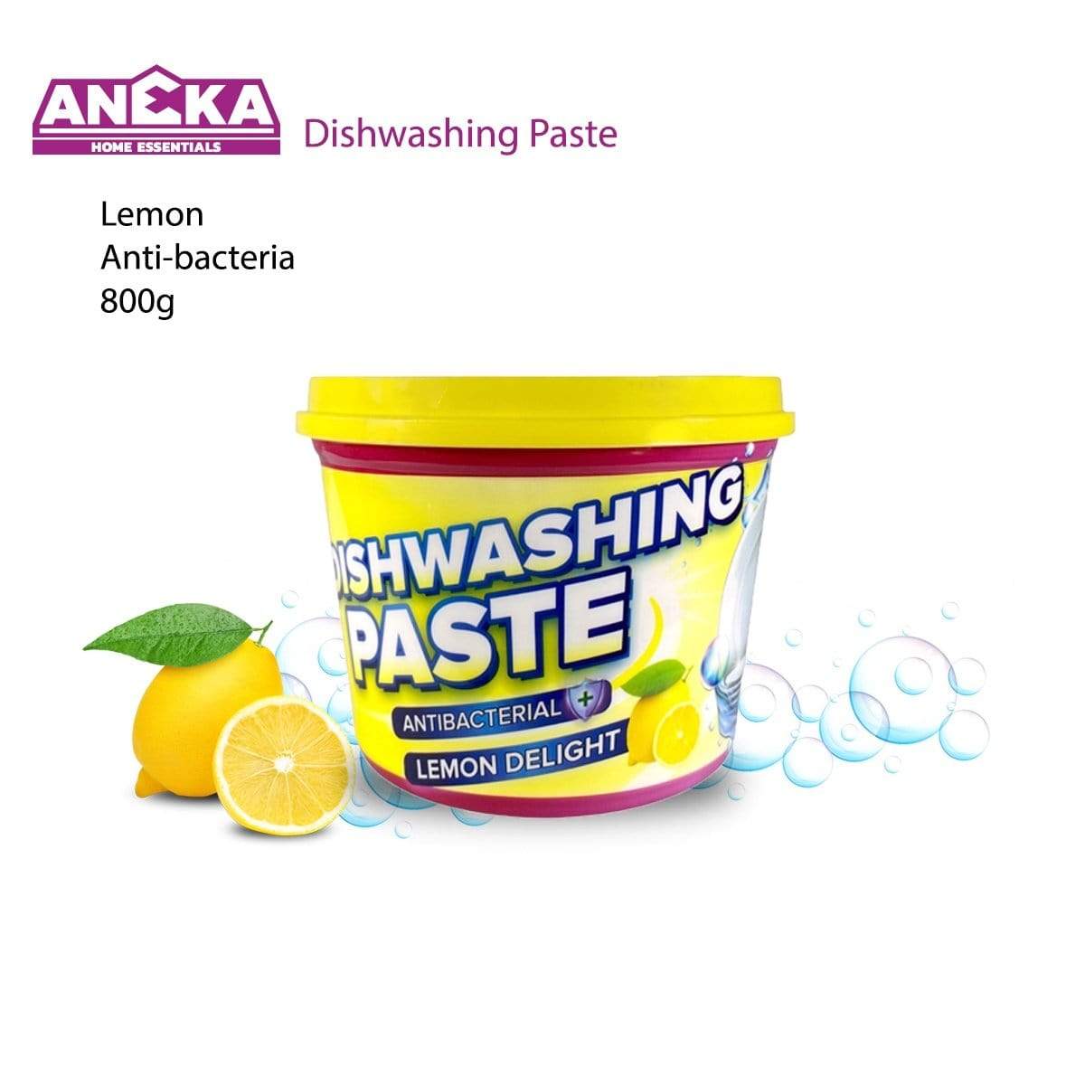 Antibacterial Dishwashing Paste 800g Lemon