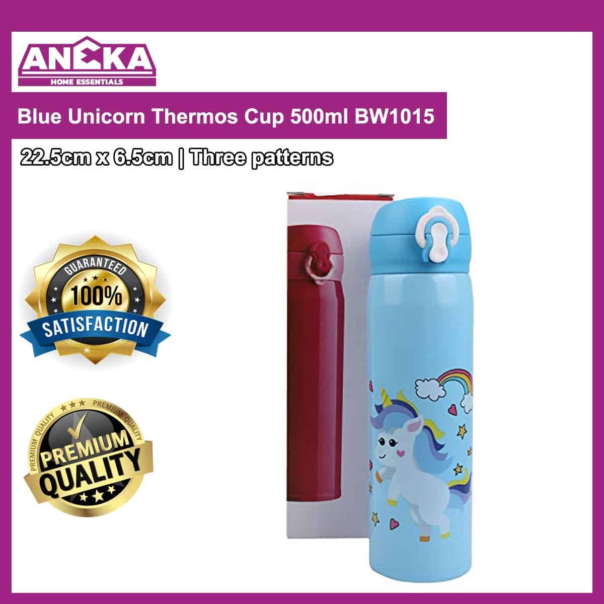 BW1015 Unicorn Thermos Cup - Blue (Random Color)