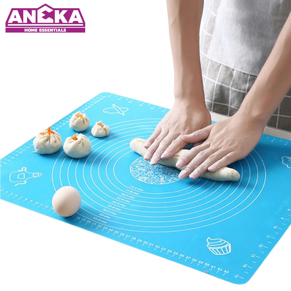 Silicone Kitchen Baking Mats Liners Sheets Pizza Dough Maker Mat for Dough Rolling Pastry