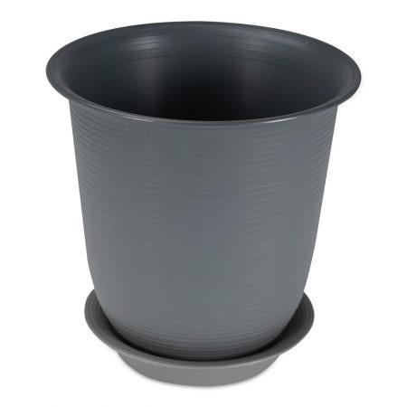 FBL2462 Felton Round Folower Pot Grey