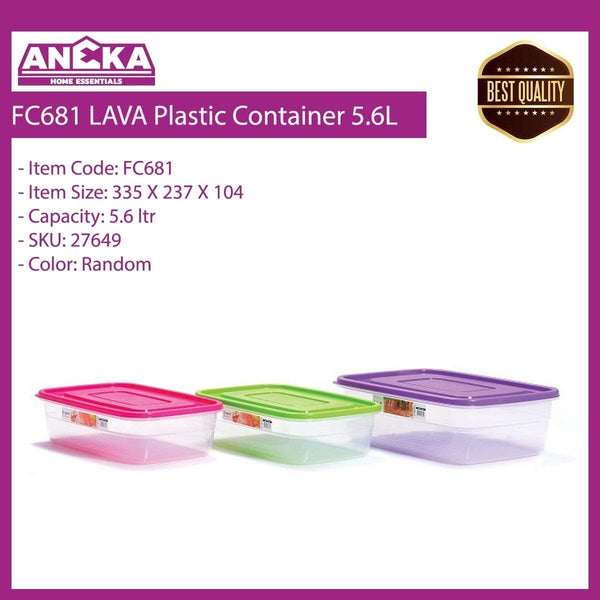 LAVA Air Tight Plastic Container 5.9 Litres