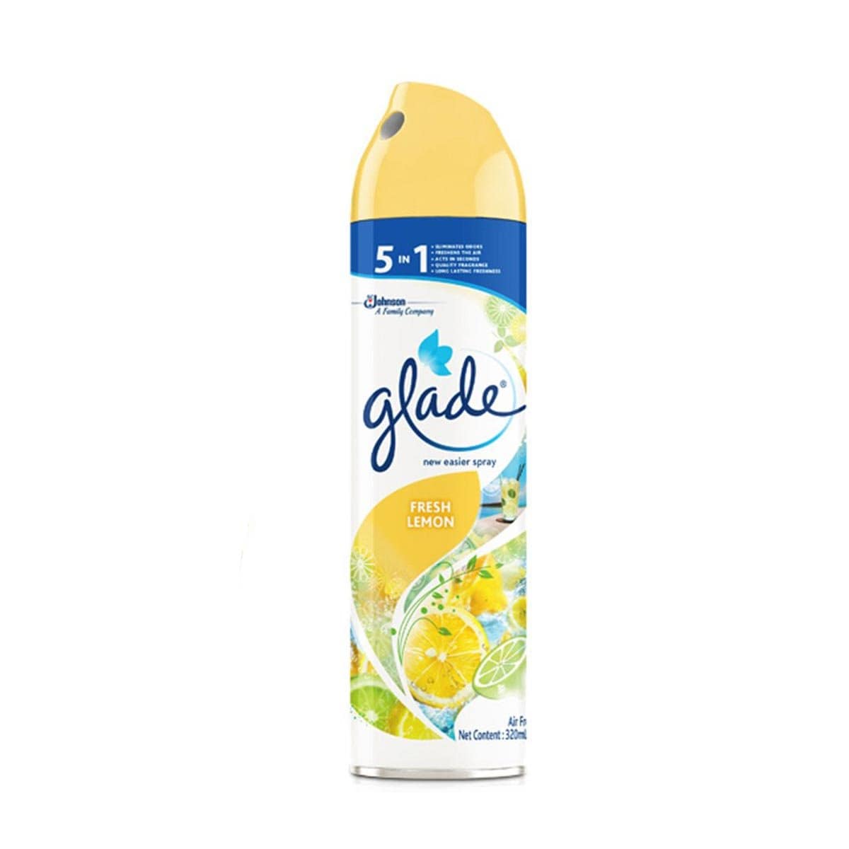 Glade Aerosol Fresh Lemon Air Freshener 320ml