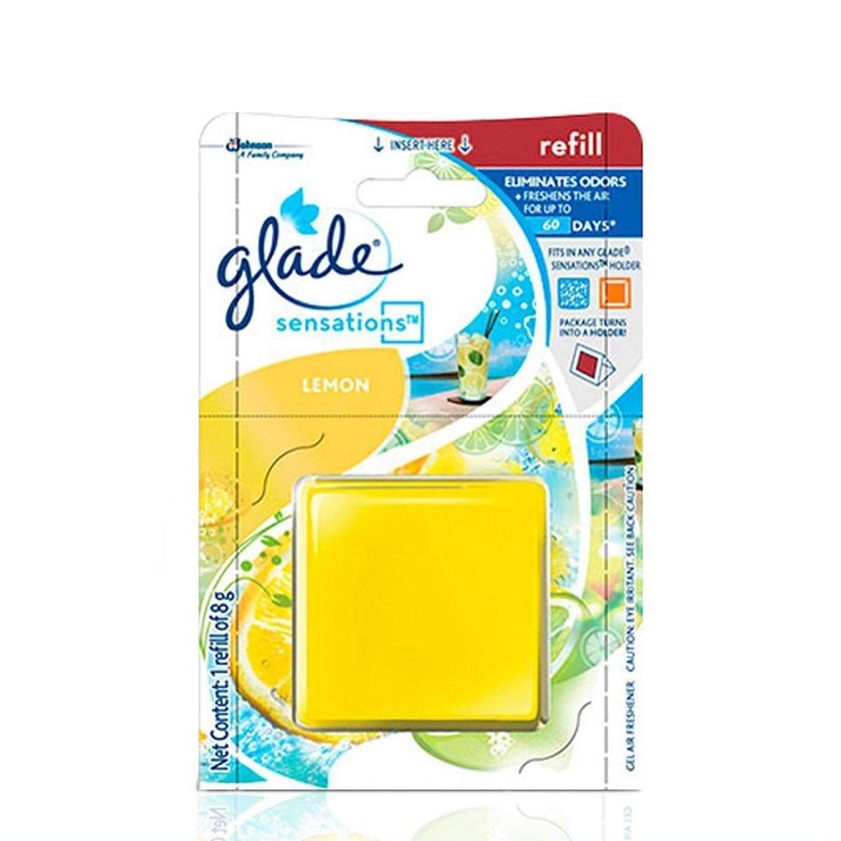 Glade Sensations Refill Lemon Car Air Freshener 8g