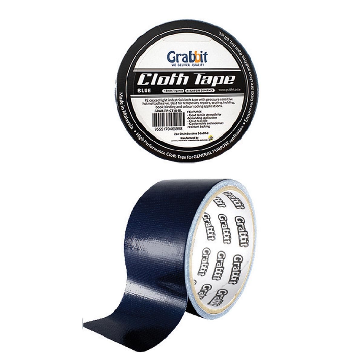 Grabbit Cloth Tape 48mm (Blue)