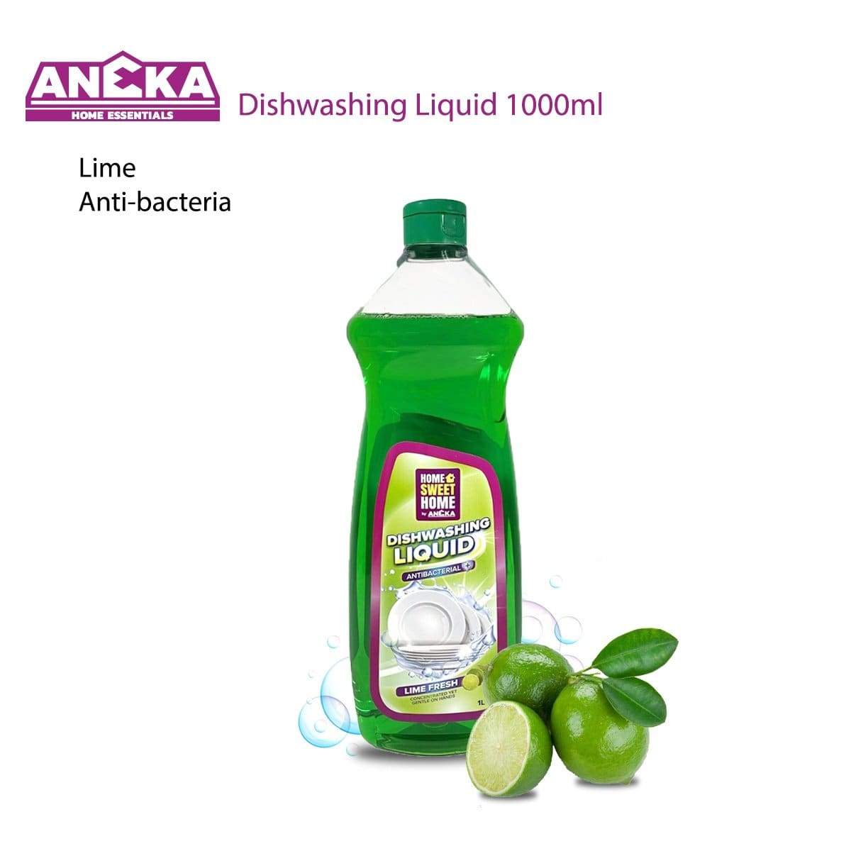 Home Sweet Home Dishwashing Liquid 1000ml Lime