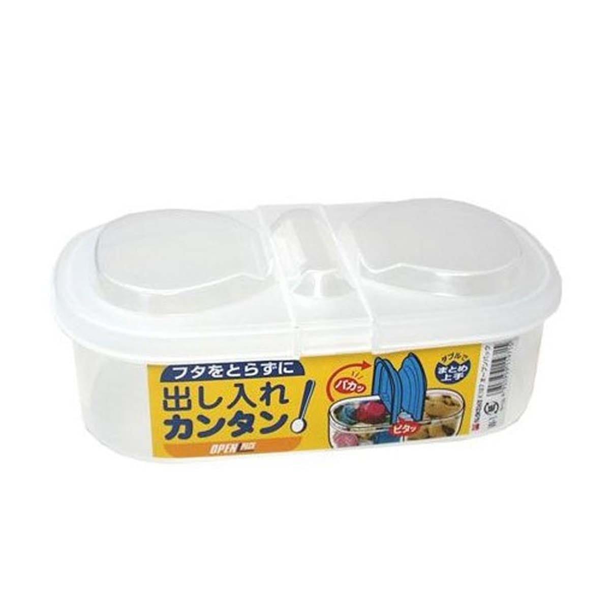 Japanese Plastic Food Storage Container Open Pack W 600ml