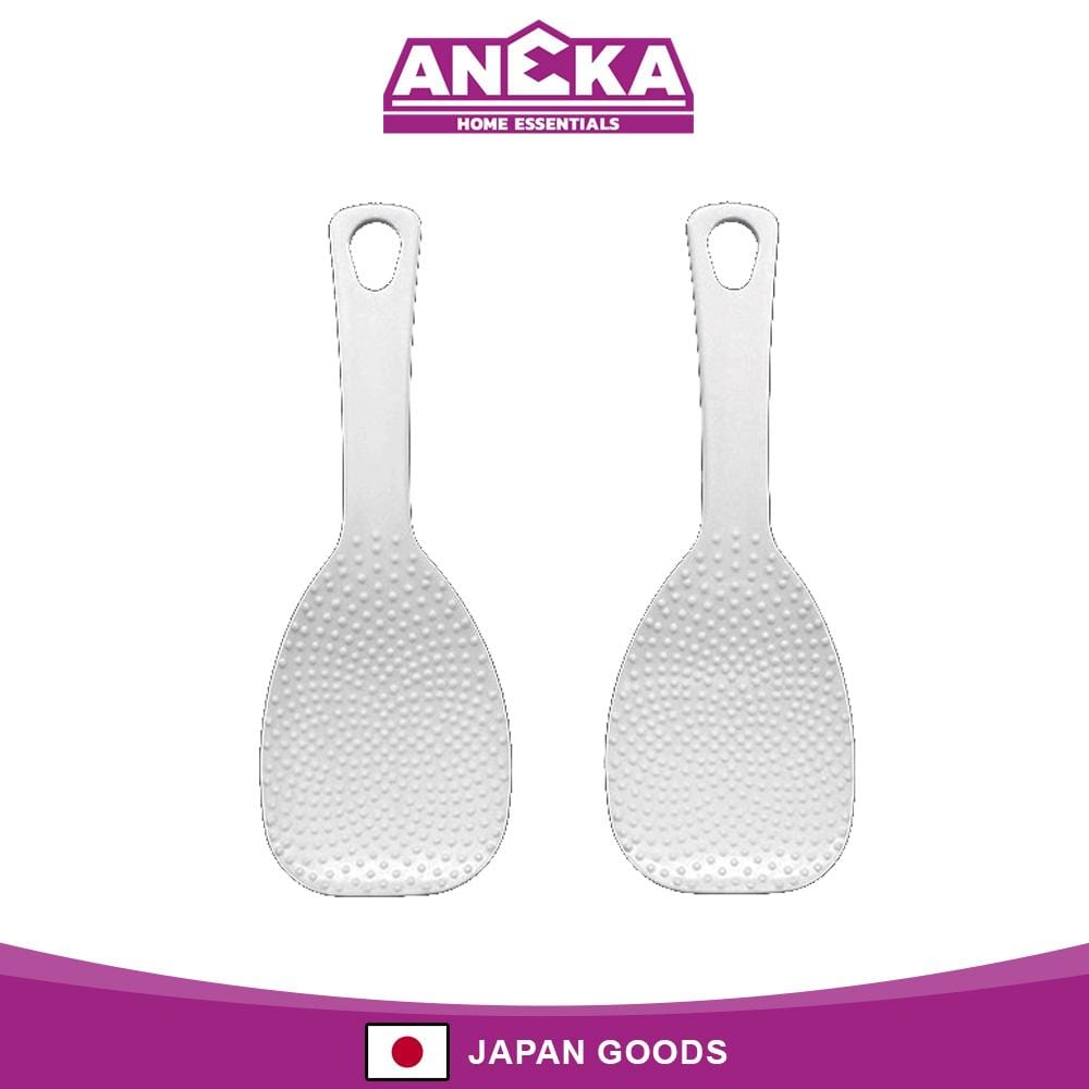 Japanese Plastic Rice Paddle Scoop 2 Pieces