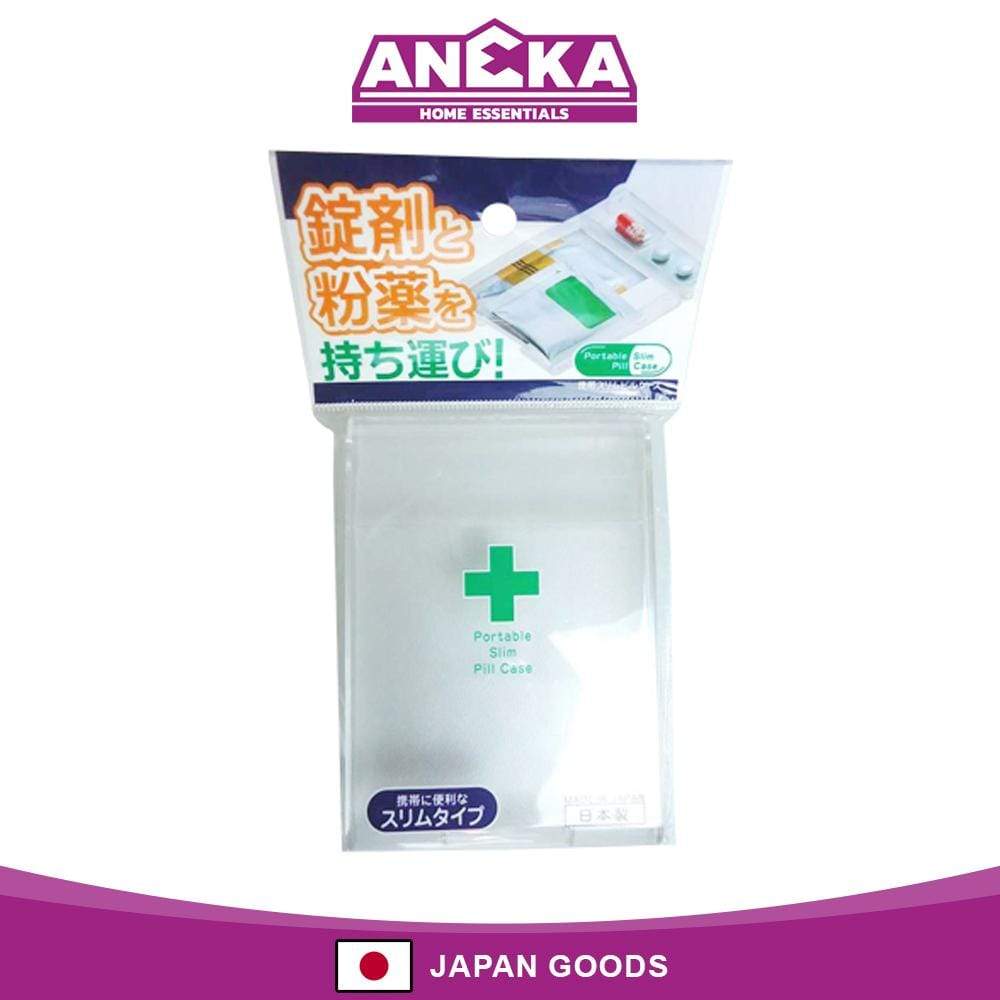 Japanese Plastic Slim Pill Case Storage Box