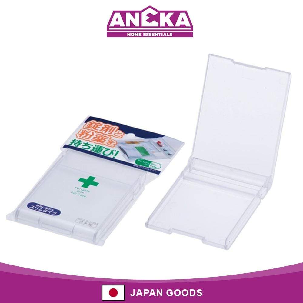 Japanese Plastic Slim Pill Case Storage Box - Aneka Home Essentials