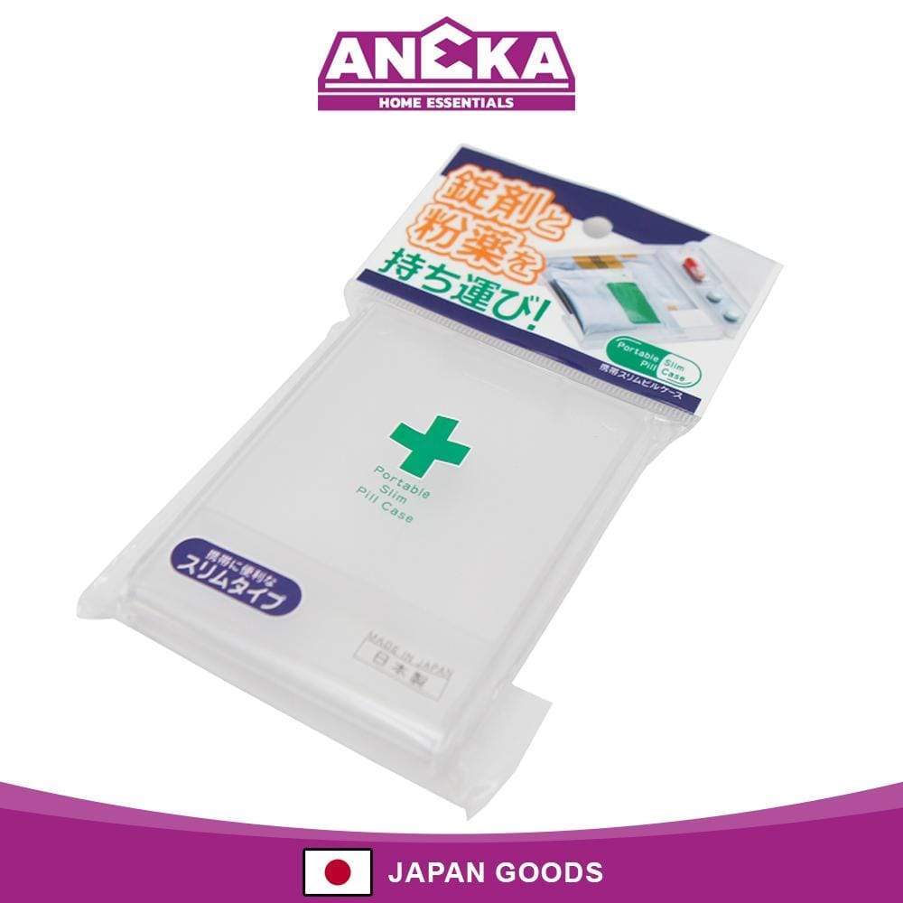 Japanese Plastic Slim Pill Case Storage Box - Aneka Home Essentials