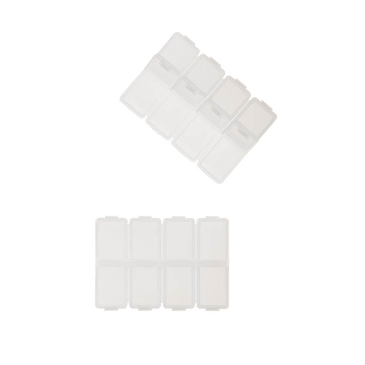 Japanese Plastic Supplement Case 8 Division Storage Box