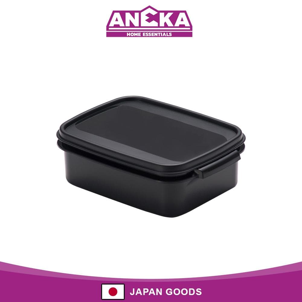 Japanese Plastic Tight Sealed Lunch Box 870 Black