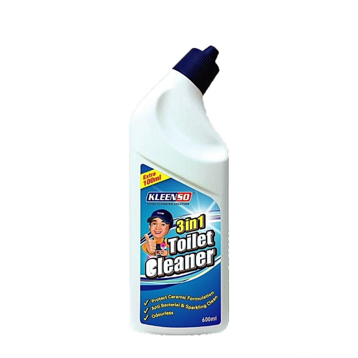 Kleenso 3 in 1 Toilet Cleaner 600ml KHC812