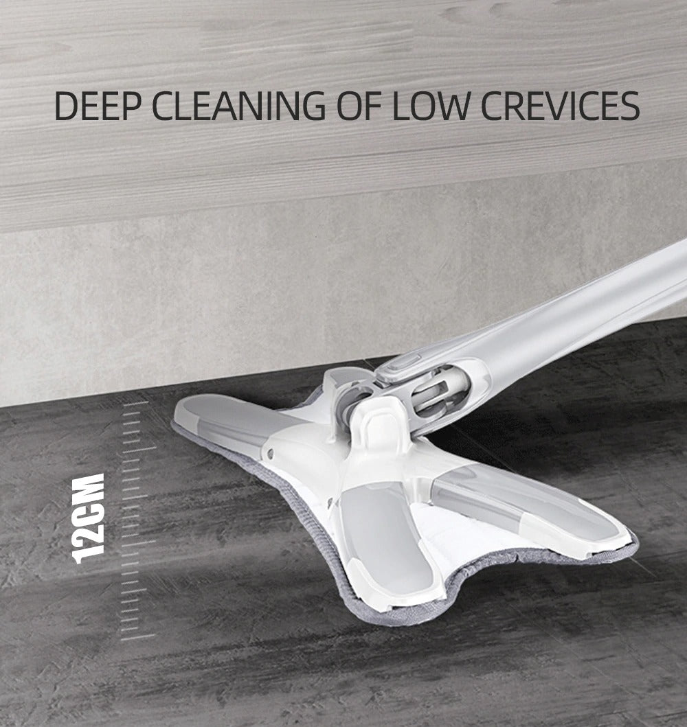 X-Type Microfiber Mop for Floor Cleaning - ANEKA