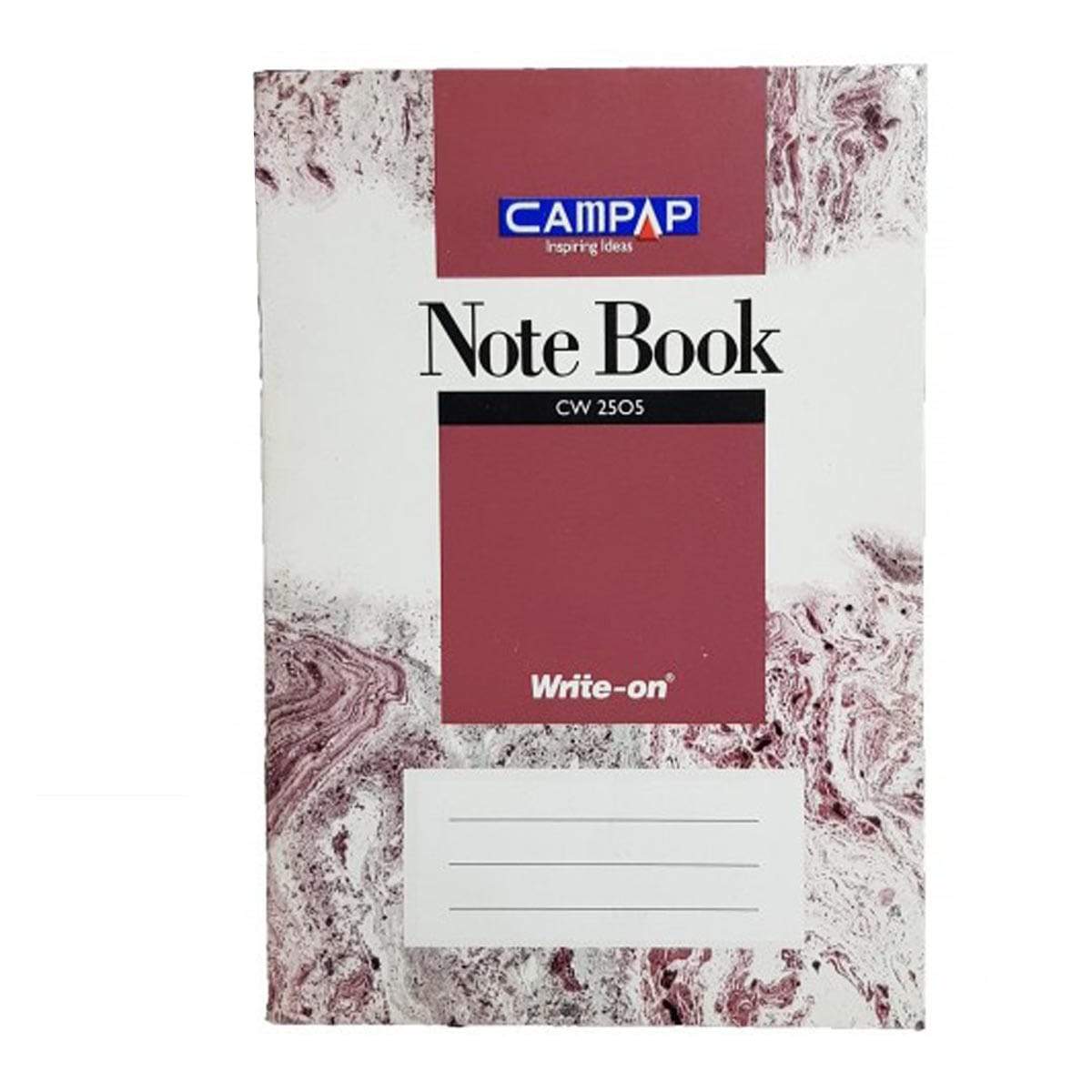 Note Book A6 80pg - Write On CW2505