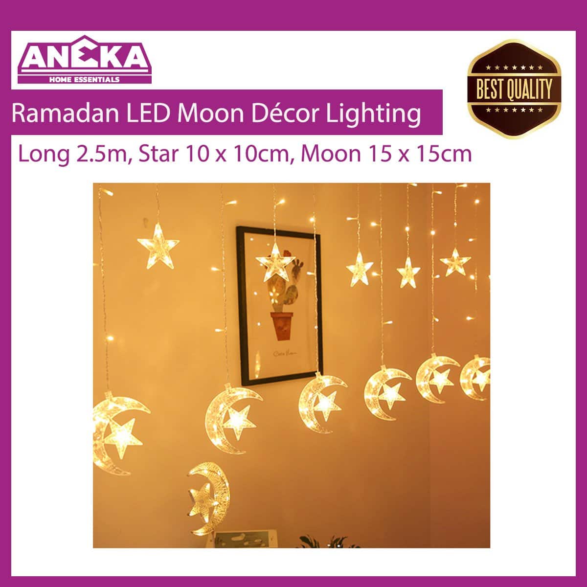 Ramadan LED Moon DÃ©cor Lighting