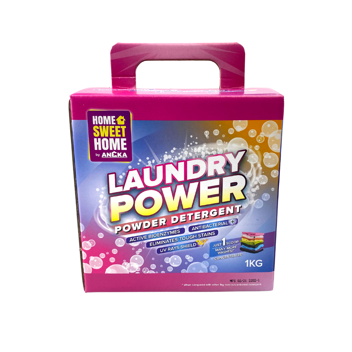 Aneka Antibacterial Laundry Power Detergent Powder 1kg