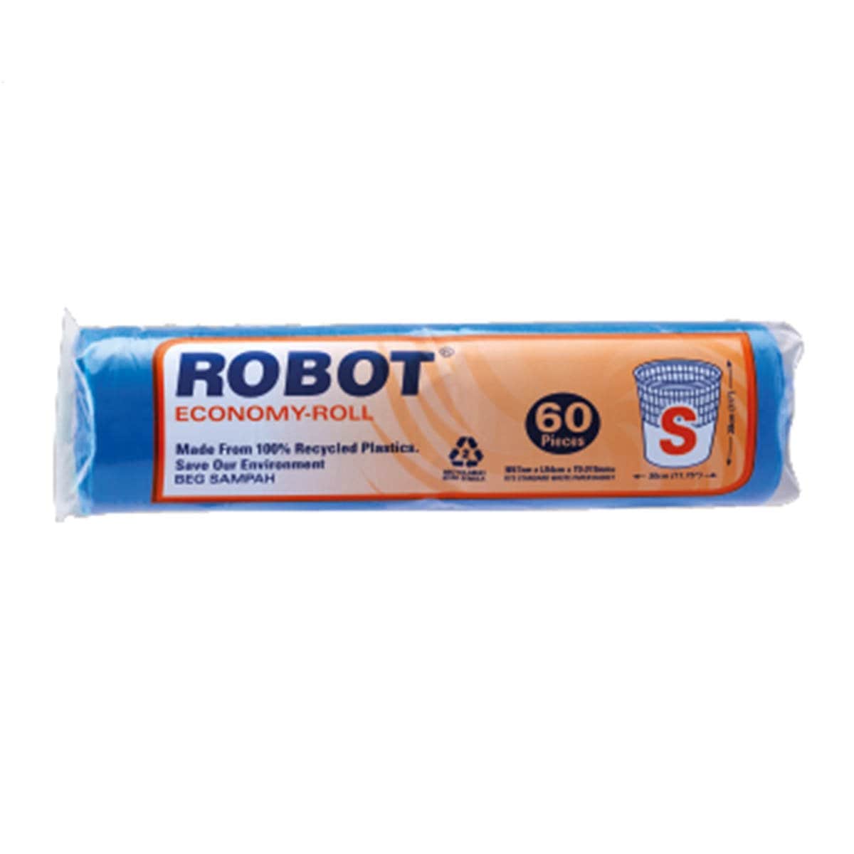 Robot Garbage Roll (S) 60pc