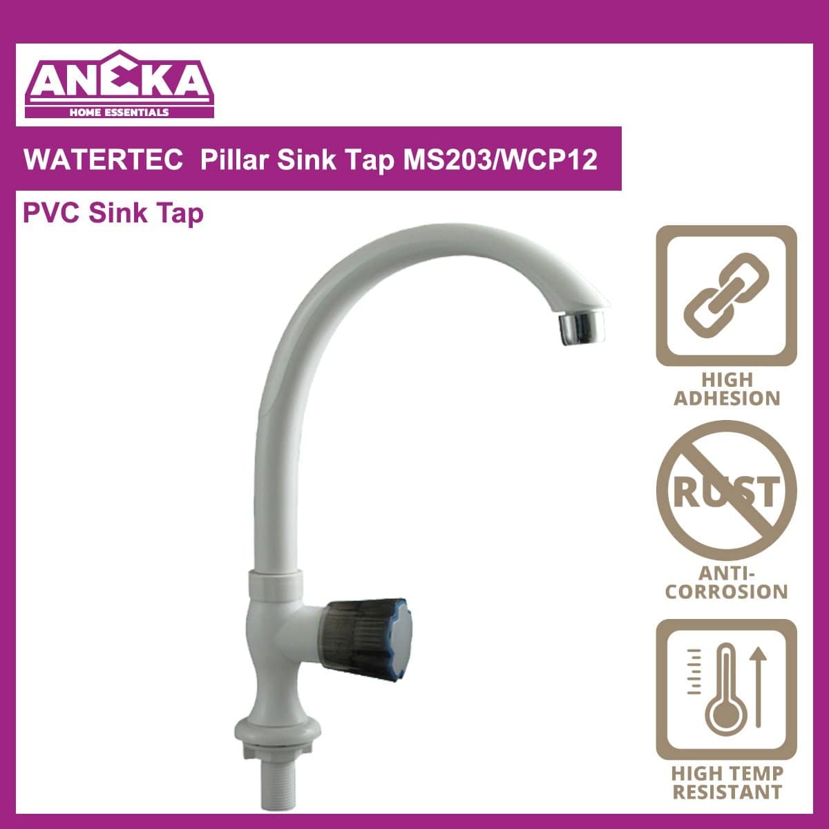 WATERTEC Pillar Sink Tap MS203/WCP12