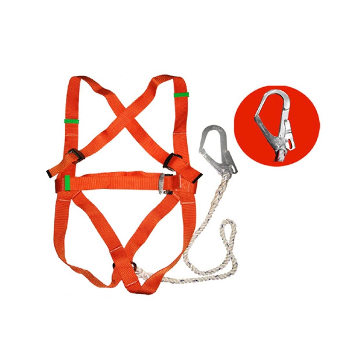 WORKER Full Body Safety Harness (Big Hook)