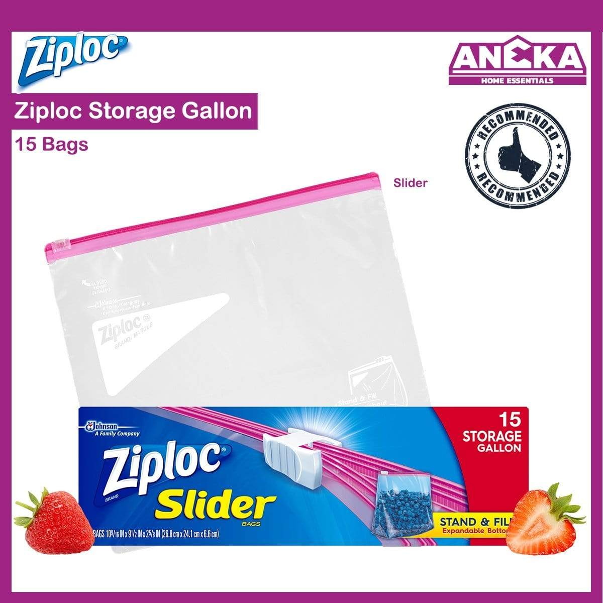 Ziploc Storage Gallon Bags  Target